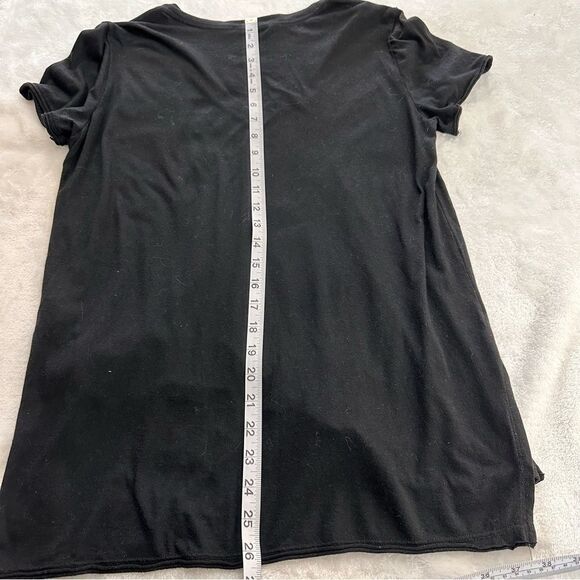 Lush black short sleeve t-shirt size M - Picture 6 of 7